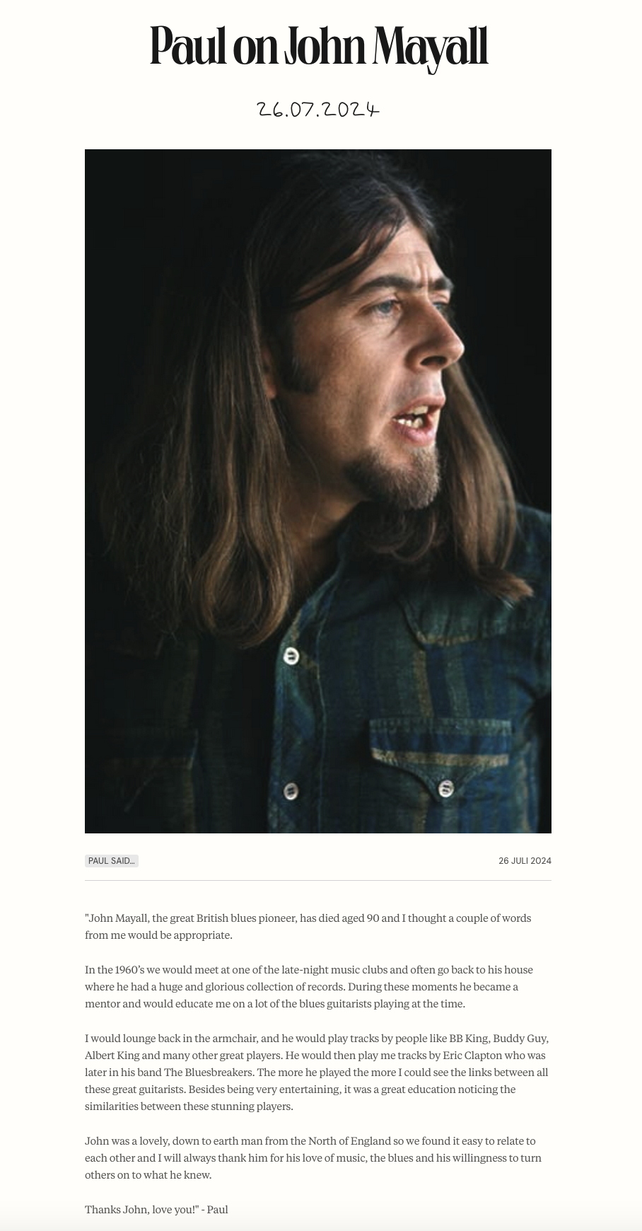 Paul McCartney on John Mayall.jpg