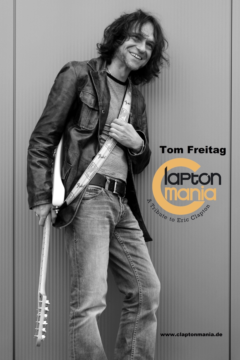 Pressefoto Tom Freitag &amp; Claptonmania (A Tribute to Eric Clapton); Foto: Rita Vering